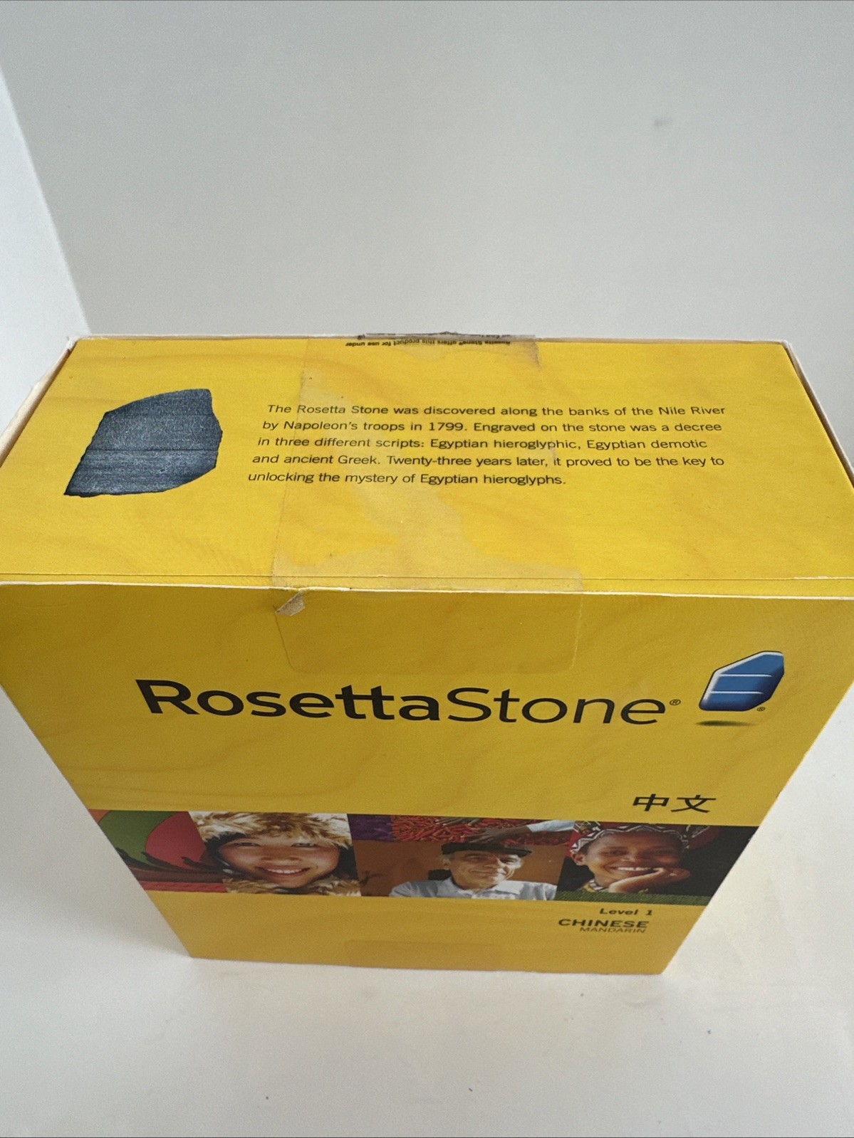 Rosetta Stone Version 3 Level 1 Chinese Mandarin WIN/MAC CD-ROM Unused Headphon