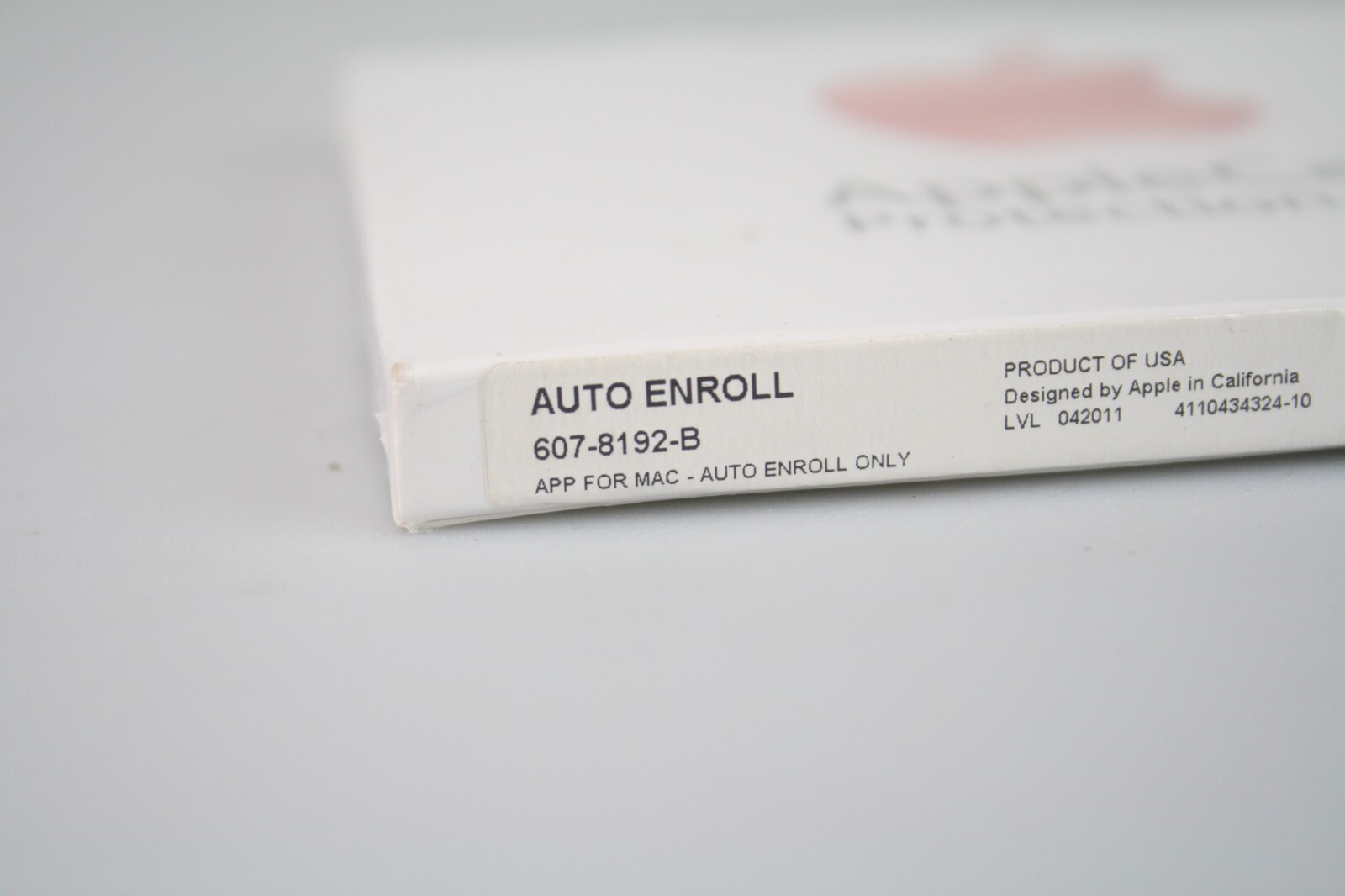 NEW & SEALED AppleCare Protection Plan Auto Enroll for Mac 607-8192-D ,