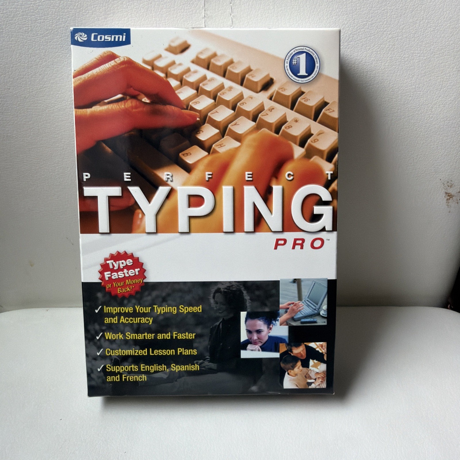 Perfect Typing Pro : Cosmi : Windows 98 SE/ME/2000/XP Software Sealed 2005