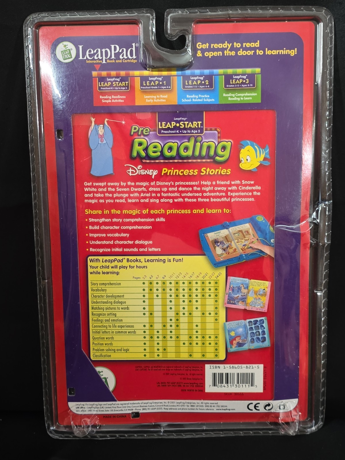 LeapStart Prereading: Disney Princess Stories