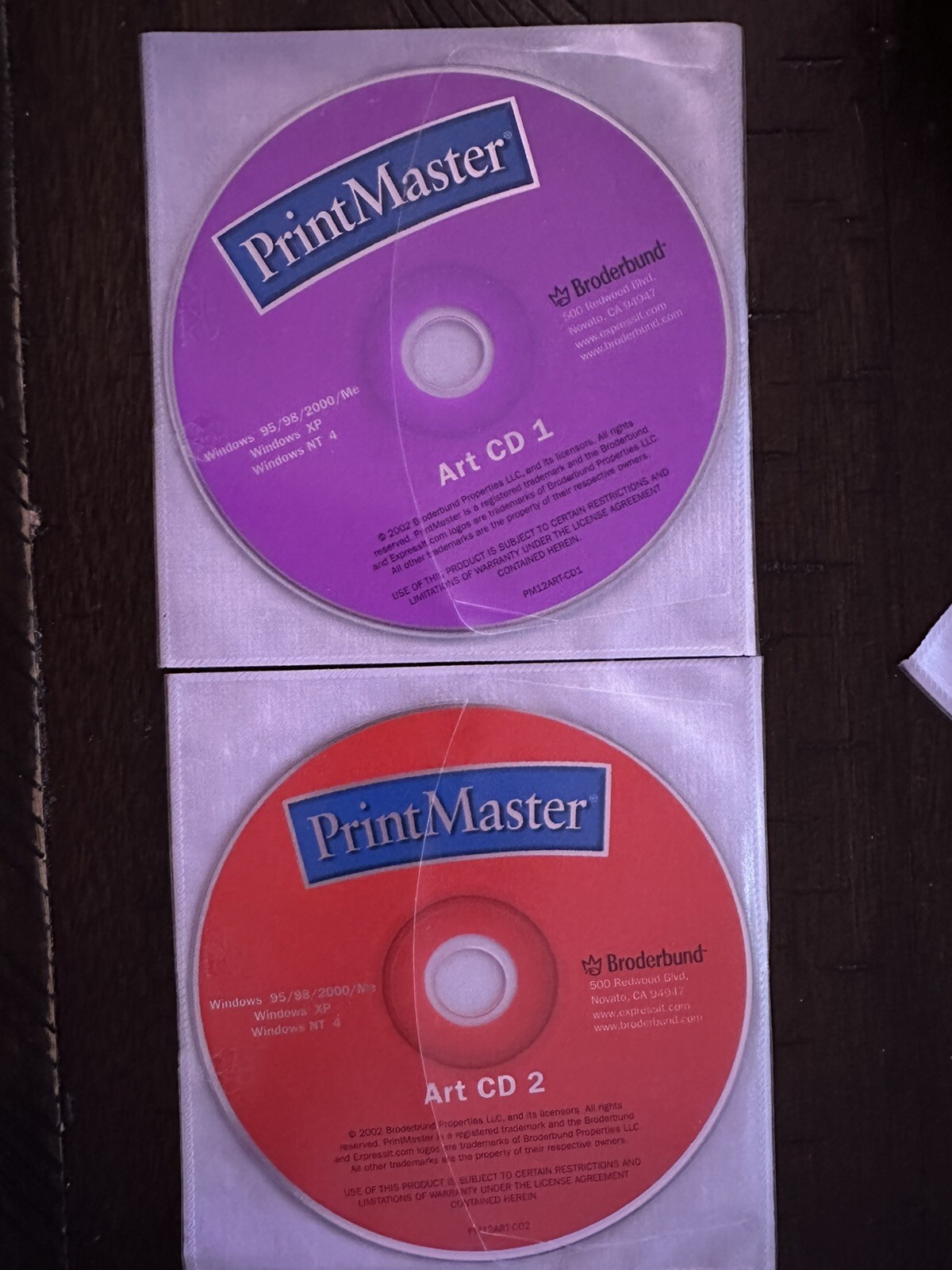Broderbund PrintMaster Gold 12 WINDOWS 95 98 2000 XP NT 4