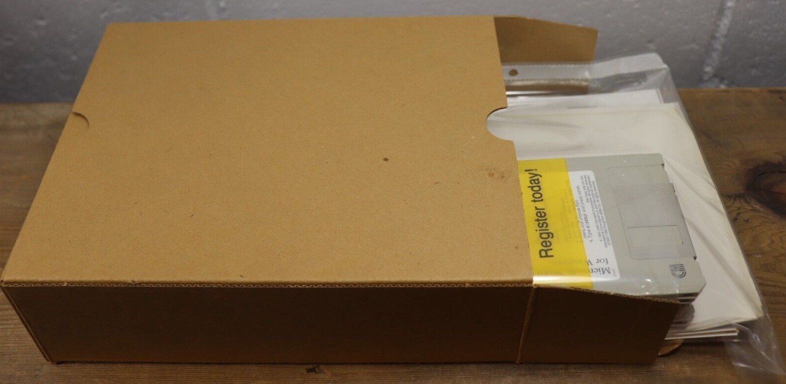 Microsoft OFFICE WORD 1993 BIG BOX Set Disks No.53438 VTG Computer Software (G1)
