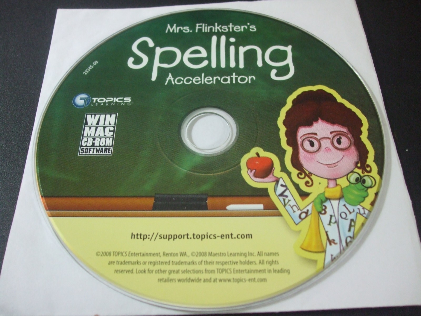 Mrs. Flinkster’s Spelling Accelerator (PC & MAC, 2008) – Disc Only!!!