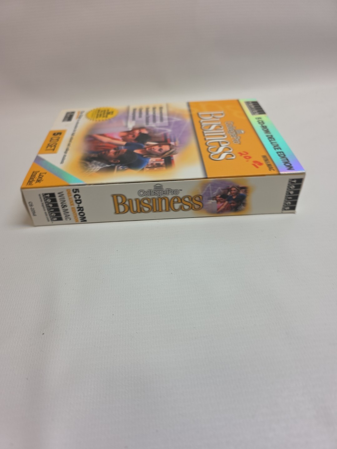 College Pro Business software set of 5 CD-ROMs, never used. In black CD holders.