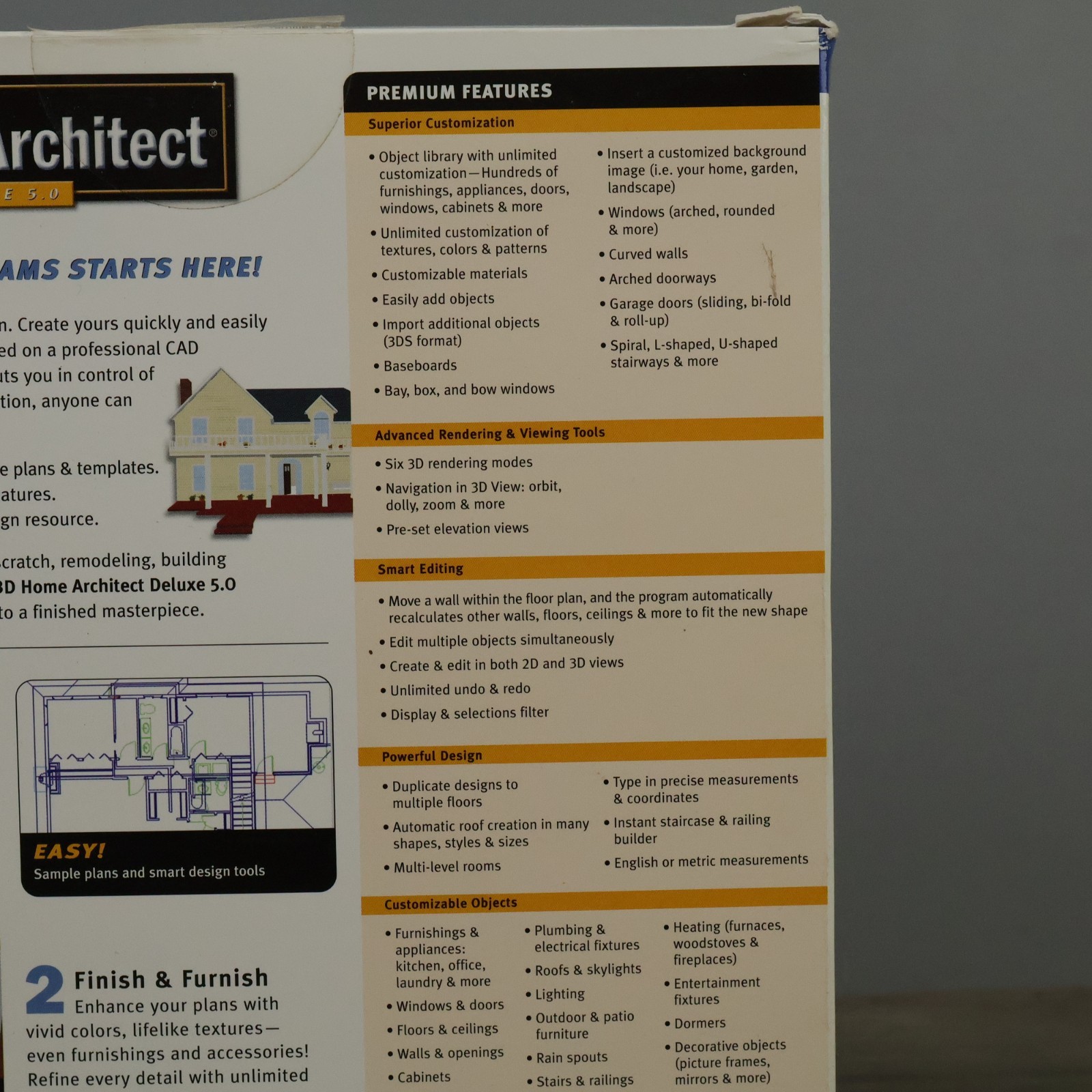 3D Home Architect Deluxe 5.0 Design Software Broderbund House