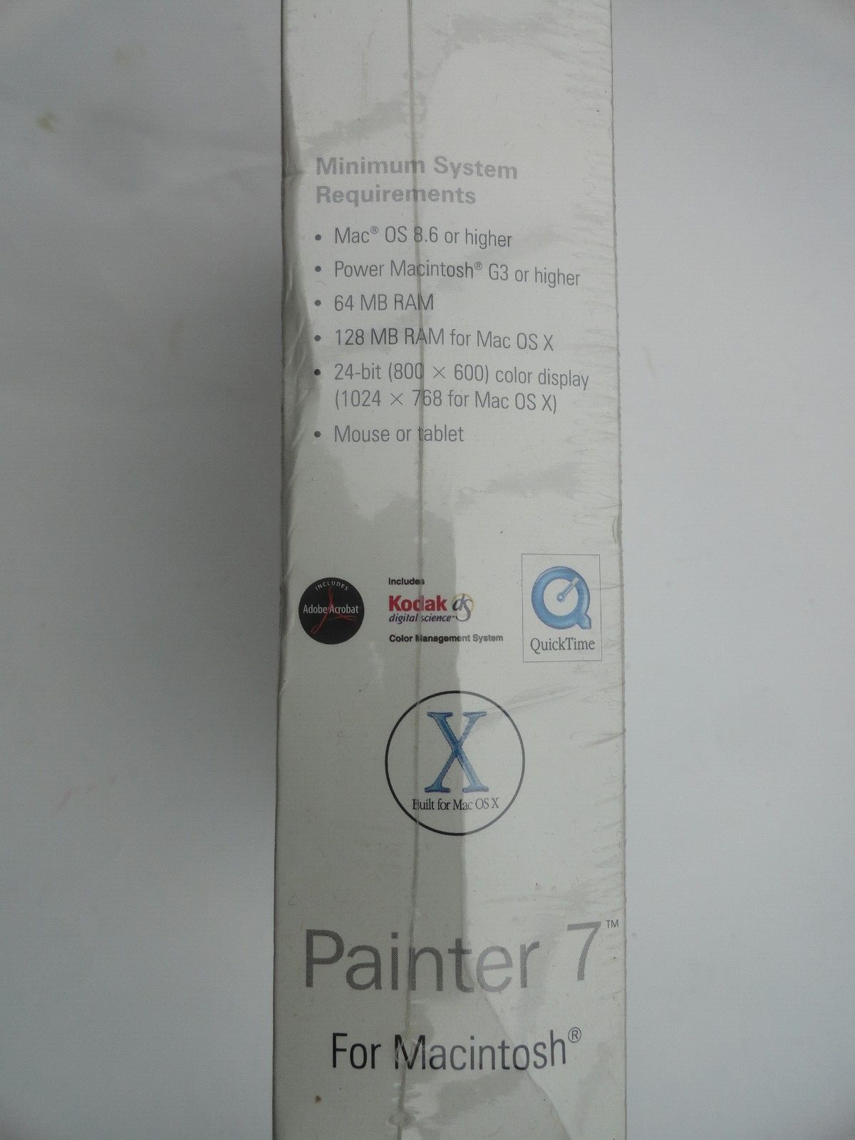 BIG BOX Corel Painter 7.0 for Mac Apple NEW SEALED
