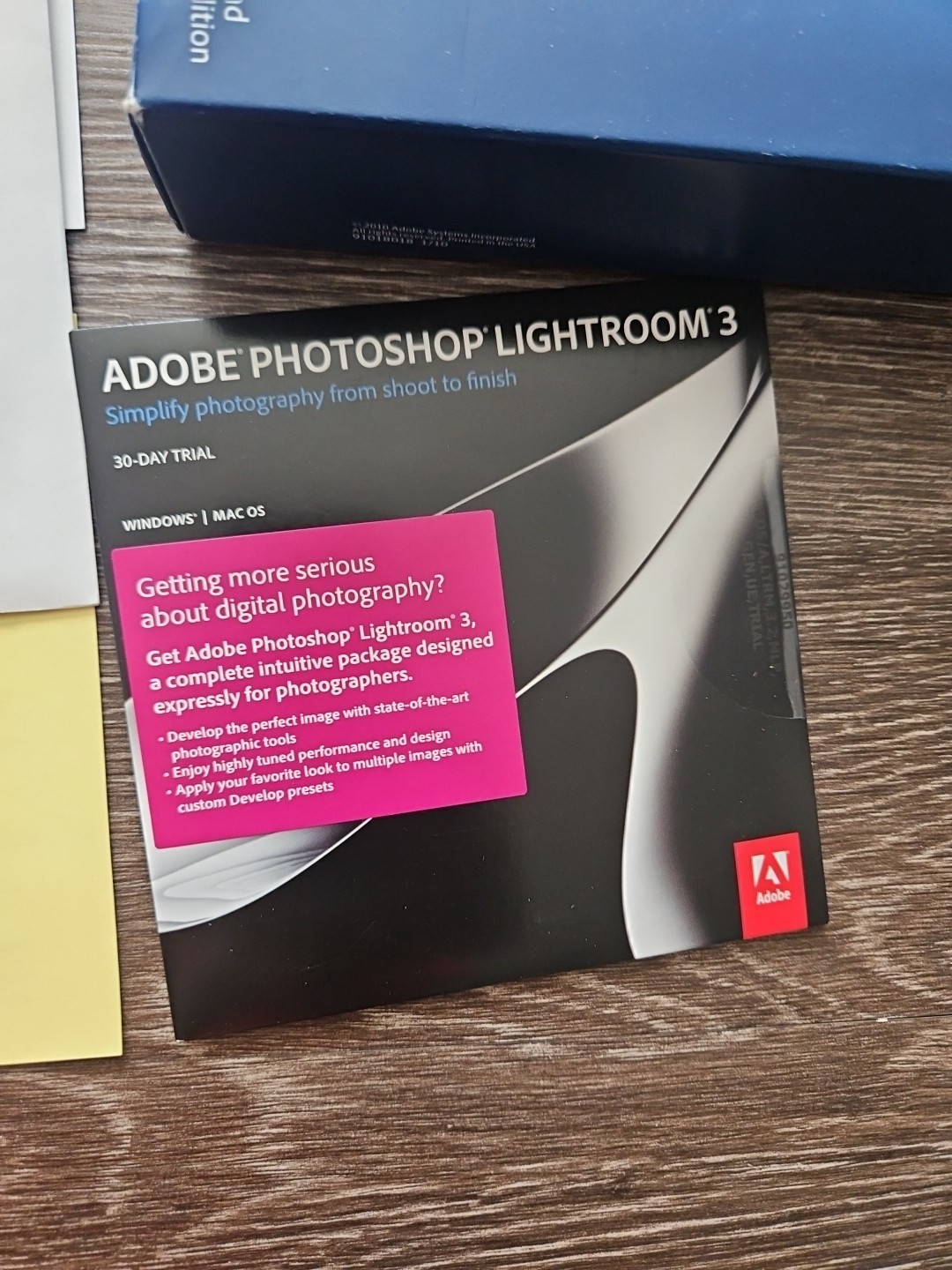 Adobe Photoshop CS5 Student And Teacher for Windows Lightroom 3 Trial