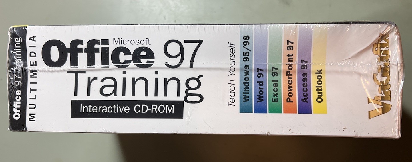 Microsoft Office 97 Training Interactive CD-ROM Y2K ViaGrafix – Sealed