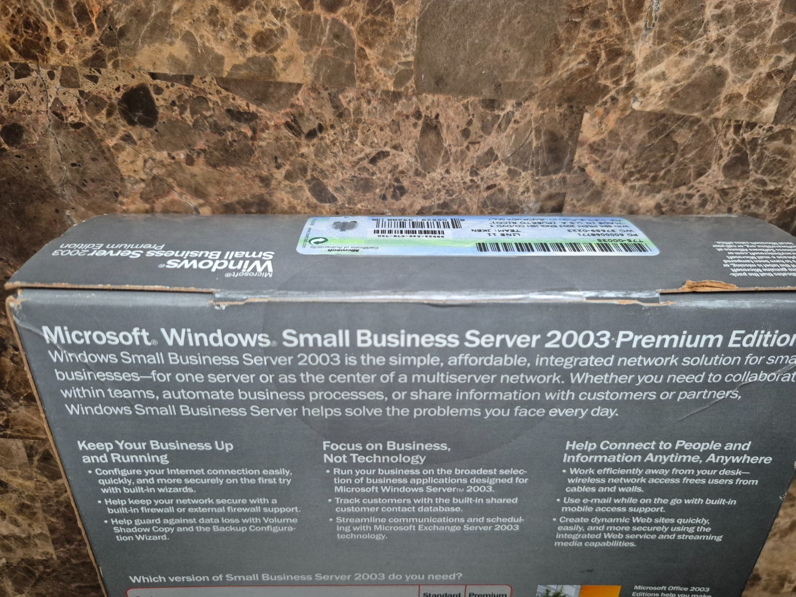NEW Microsoft Windows Small Business Server 2003 Premium SEALED BOX