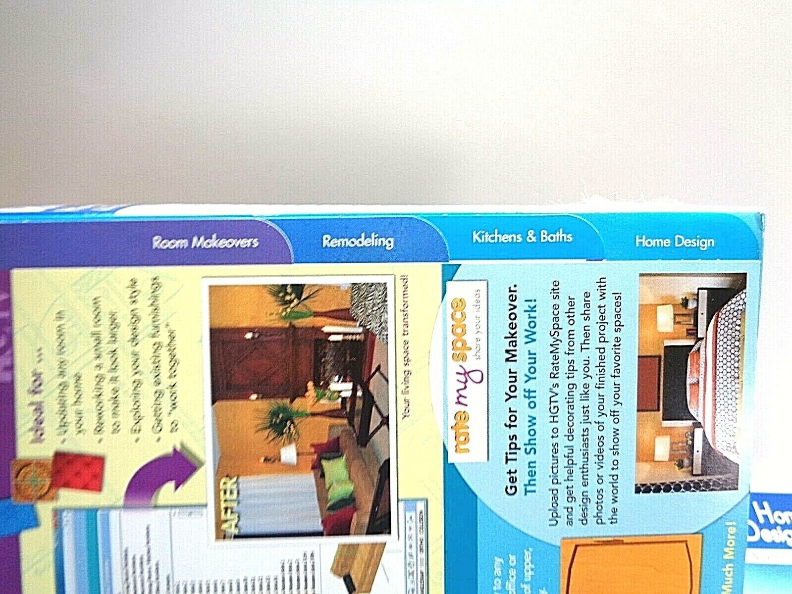 HGTV Home Design & Remodeling Suite Windows/Vista (2008 CD Rom PC) Thousands 3D