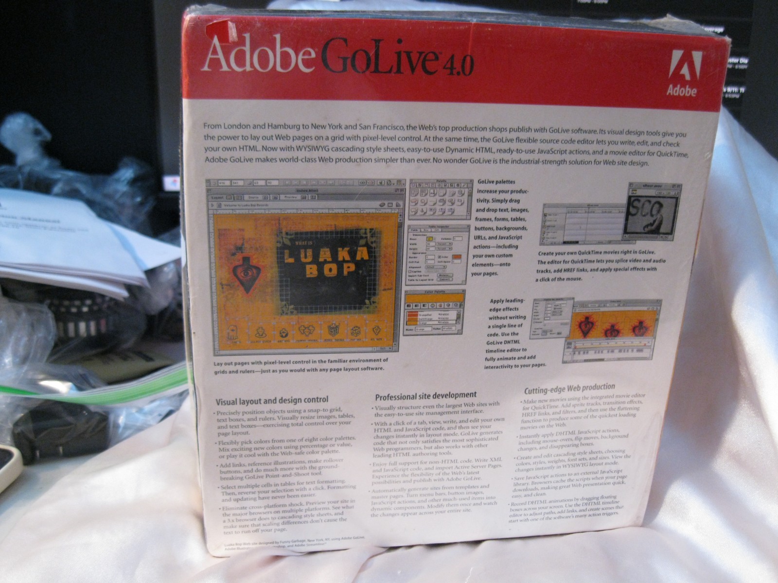 Adobe GoLive 4.0 Number new sealed