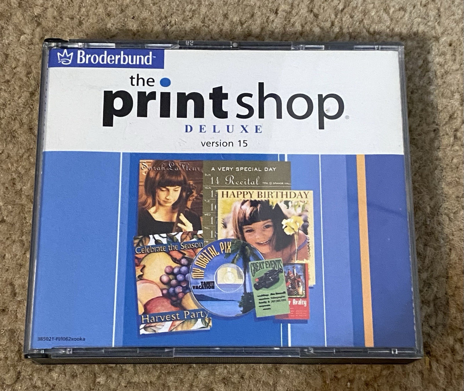 ~THE PRINT SHOP~DELUXE VERSION 15 BY BRODERBUND 4 CD’s~2002~