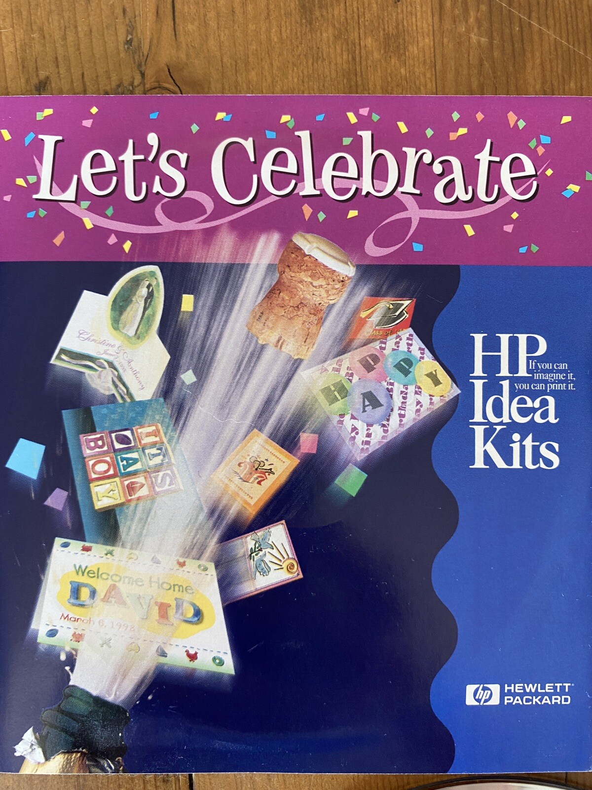 HP Idea Kits Let’s Celebrate Mindscape PrintMaster Gold 4.0 + Adobe PhotoDeluxe