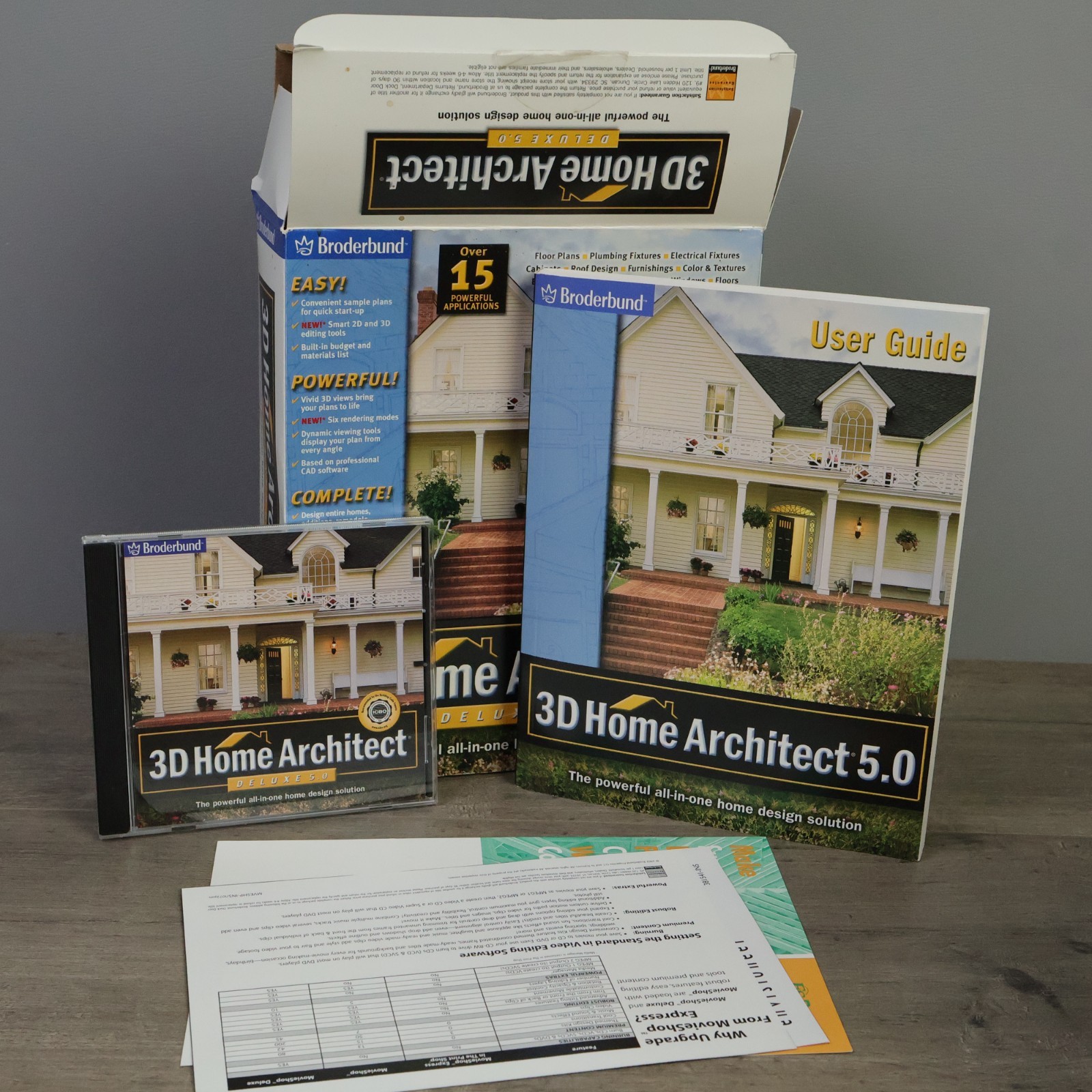 3D Home Architect Deluxe 5.0 Design Software Broderbund House