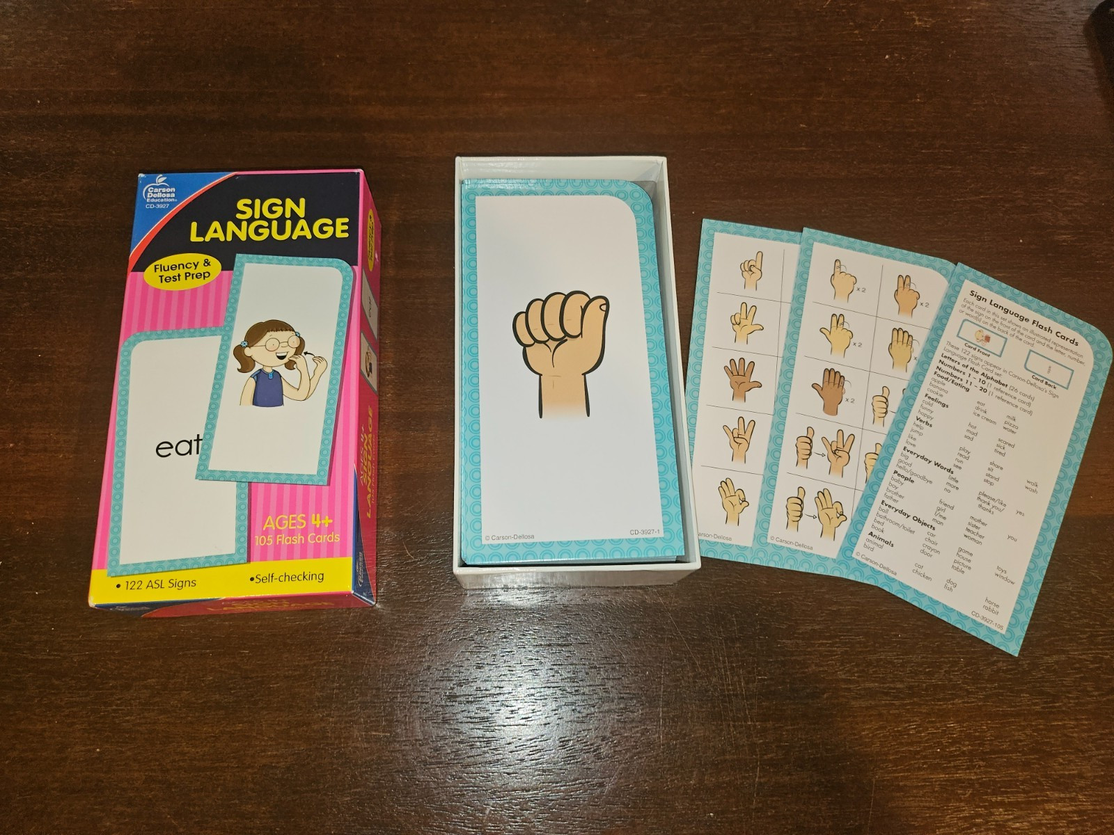 Carson-Dellosa Publishing Carson Dellosa Cd-3927 Flash Cards Sign Language…