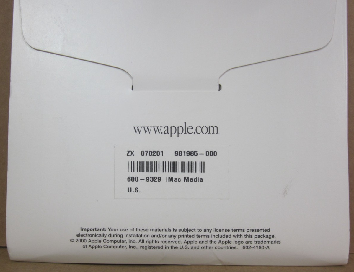Set of 8 iMac Media Apple Macintosh Computer CD’s Applications Software HW Test