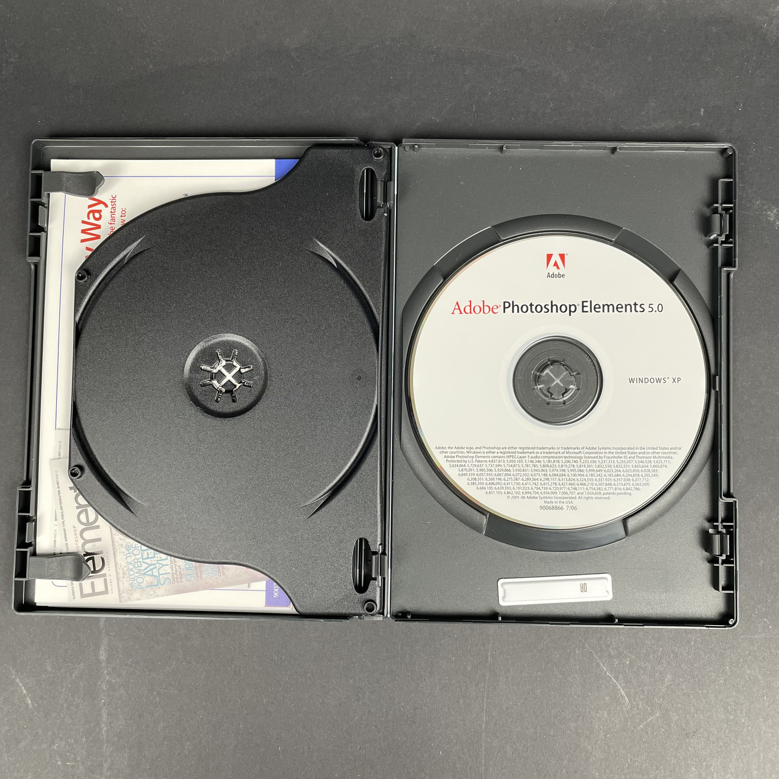 Adobe Photoshop Elements 5.0/Adobe Premiere 3.0 – 2 Disk Set – Sealed Guide