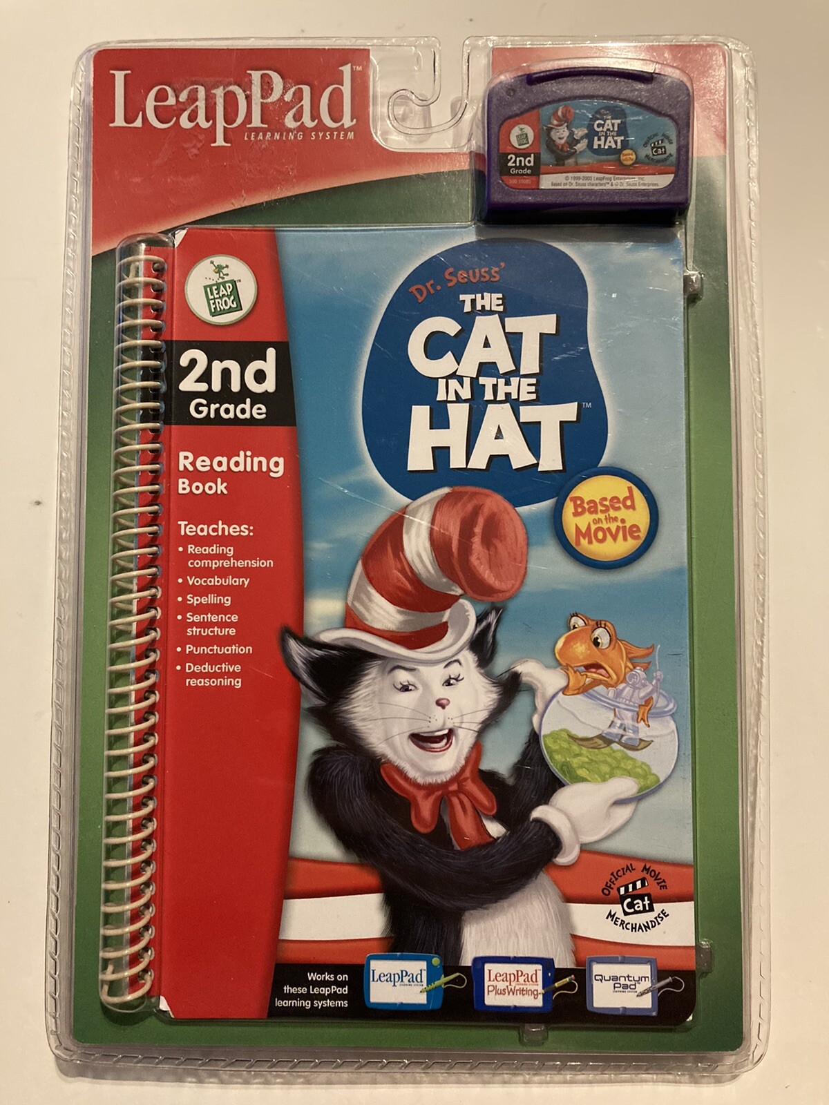 Leap Frog Dr Seuss The Cat in the Hat 2nd Grade Reading Book – Sealed