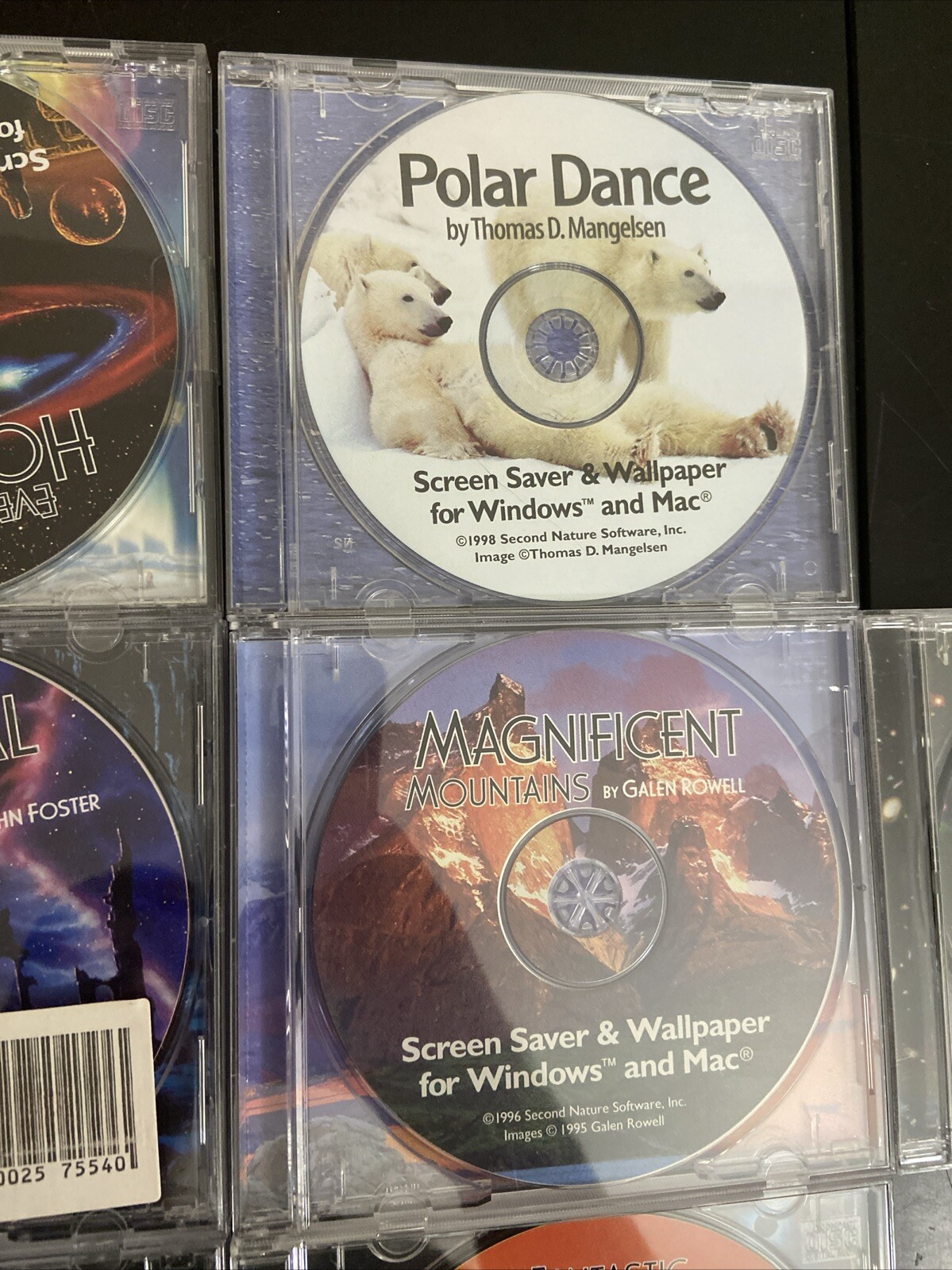 VTG Artwork Computer Lot 10 Second Nature Screen Savers Space Celestial Universe