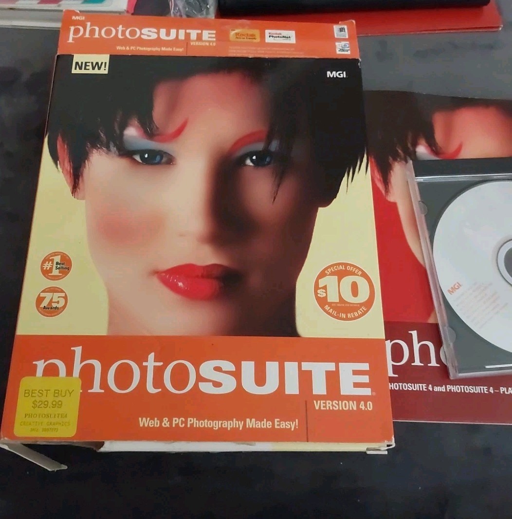 MGI Photosuite Version 4.0 Platinum Edition Web Photography Software Complete