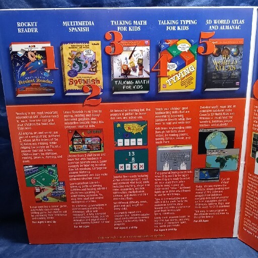 2001 Fun 2 Learn Kids Pack 10 Complete Software Programs by COSMI Windows