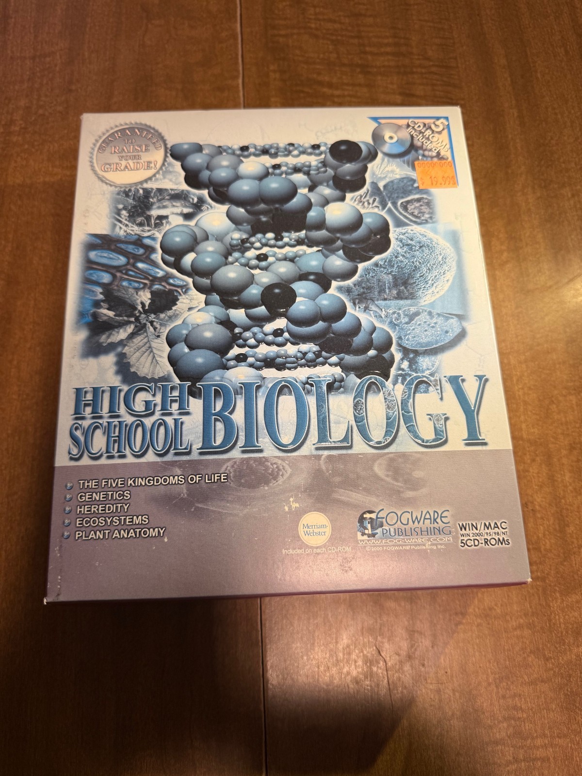 FogWare Publishing High School Biology Win 2000/95/98/NT/MAC