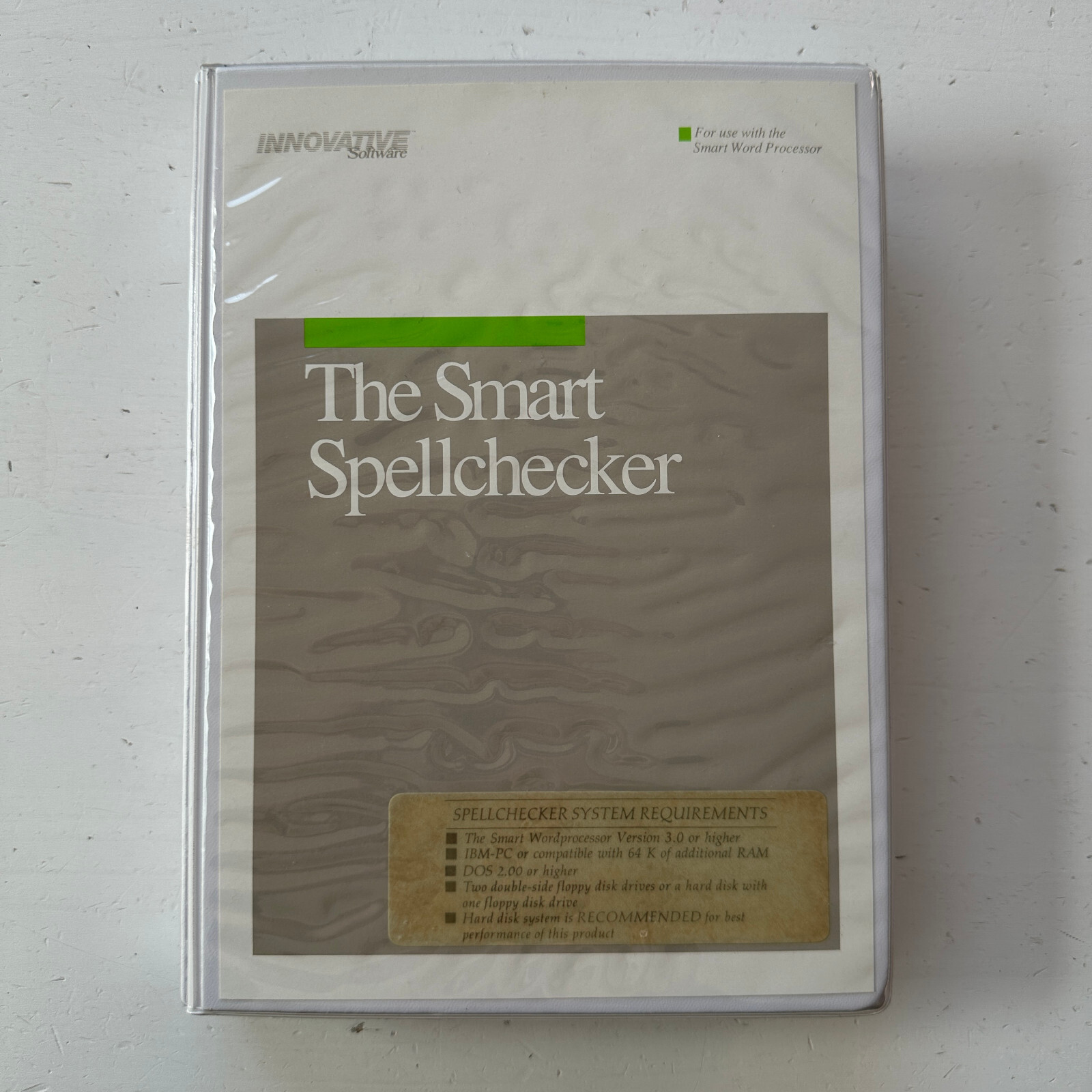 The Smart Spellchecker Innovative Software Smart Word Processor