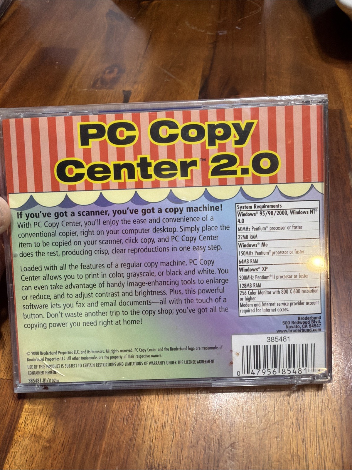 Broderbund PC Copy Center 2 New Sealed