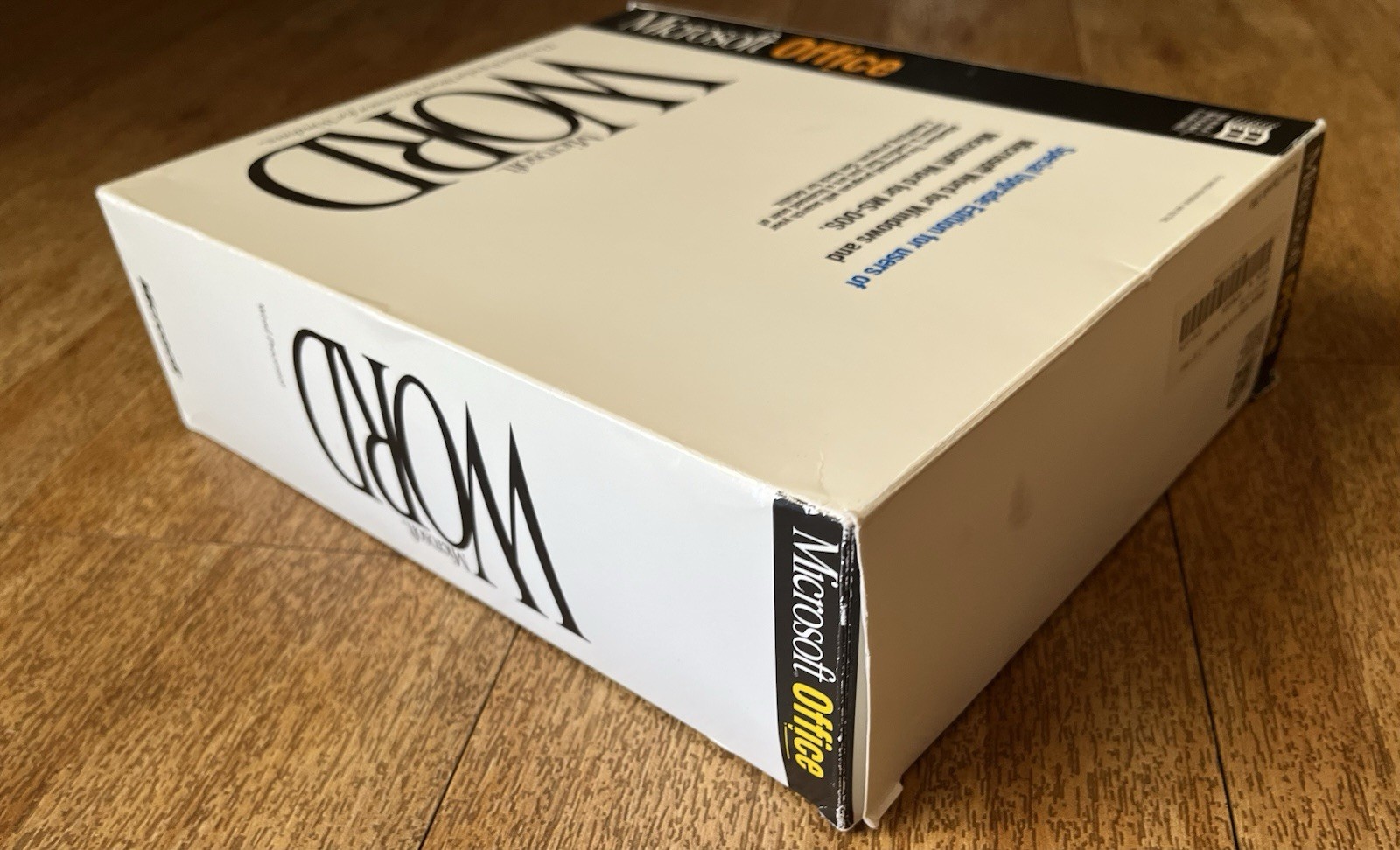 Microsoft Office Word Version 6.0 For Windows MS-DOS PC Big Box Upgrade Edition
