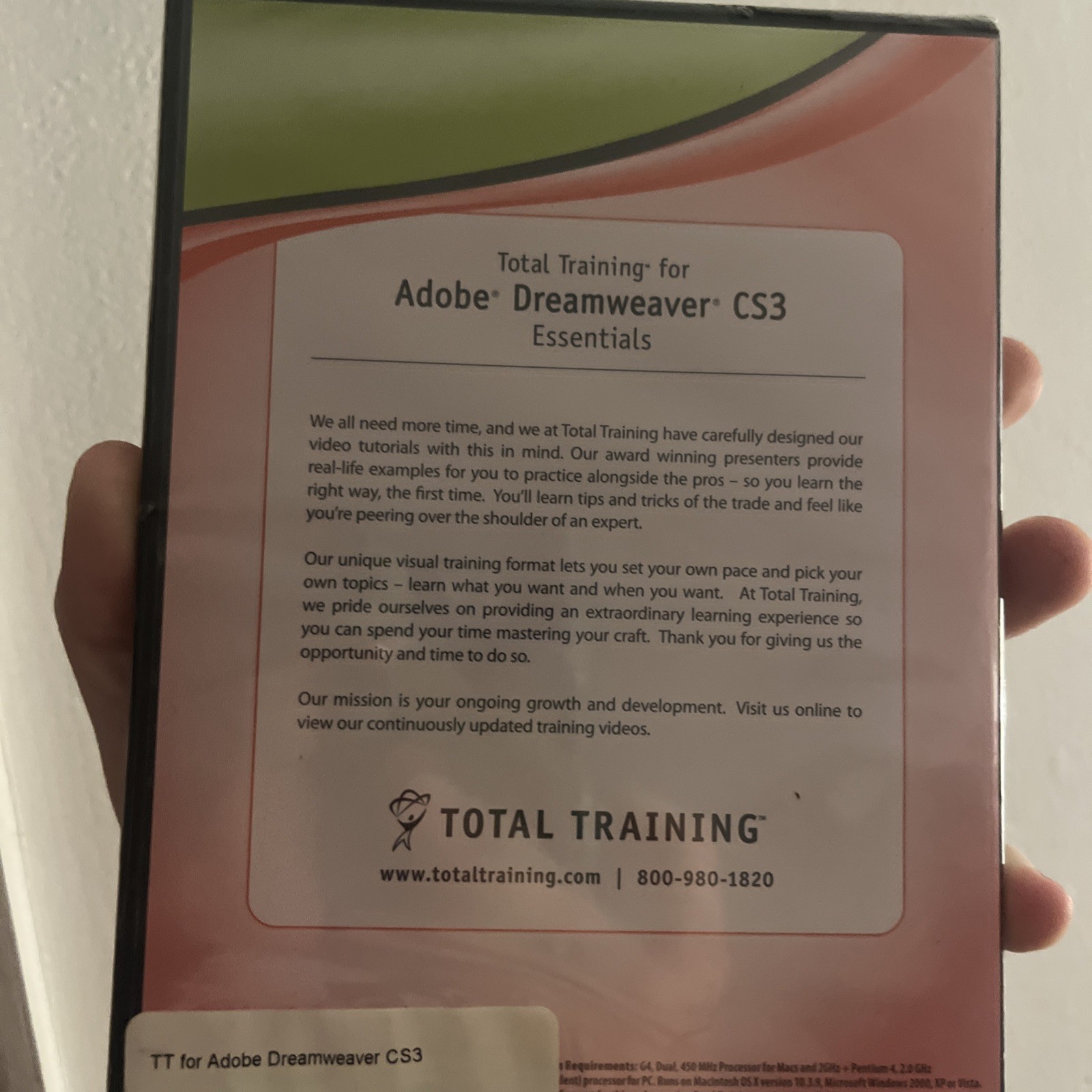 Total Training for Adobe Dreamweaver CS3 Advanced by Janine Warner DVD New