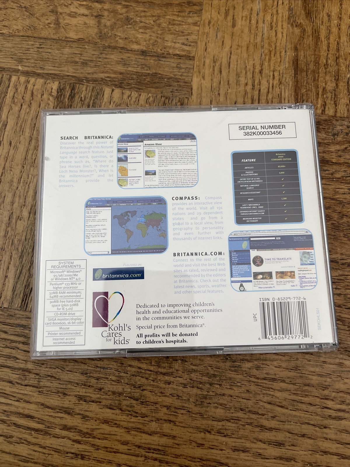 Britannica 2001 PC Software