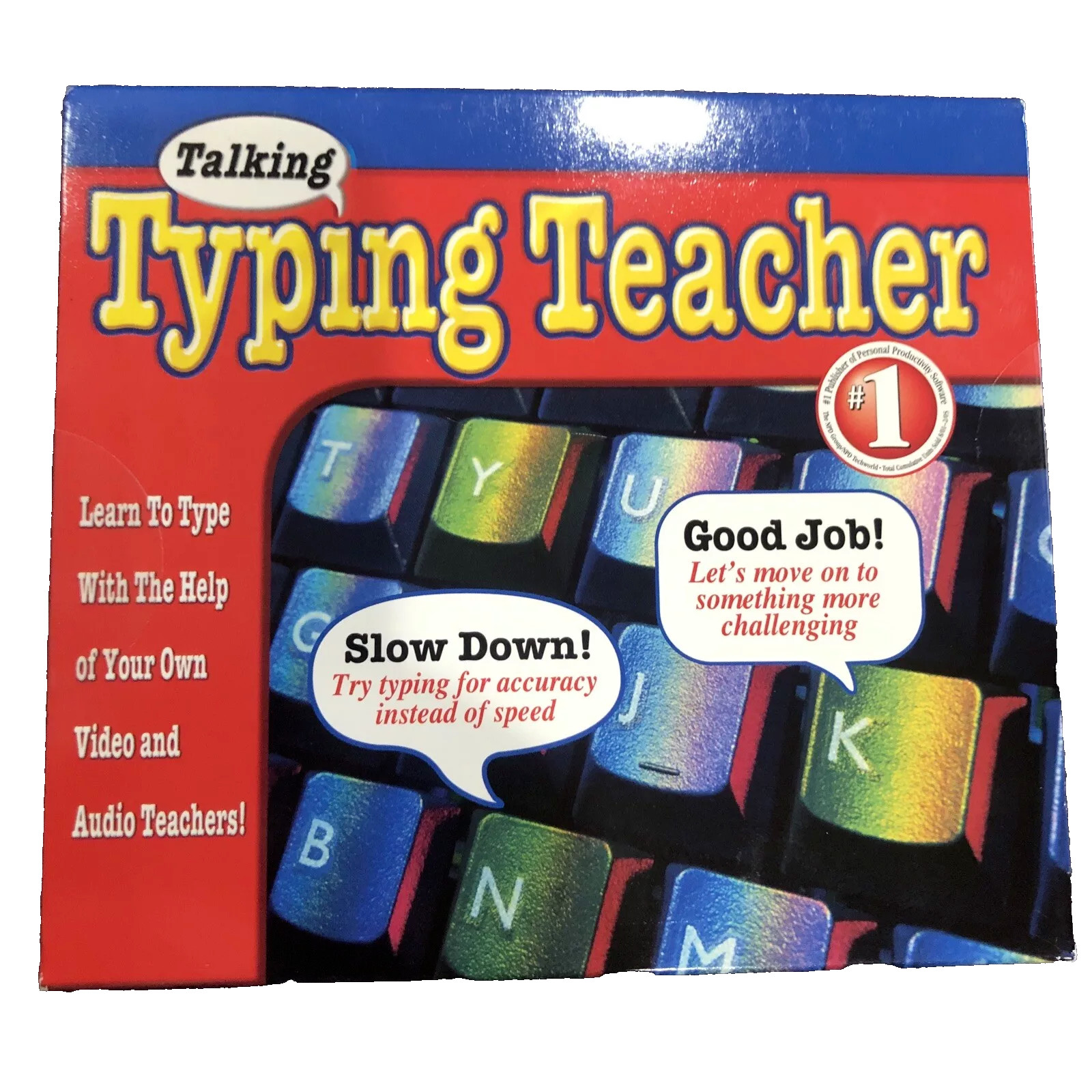 Swift Jewel Talking Typing Teacher CD-ROM for Windows 95-XP BRAND NEW SEALED OOP
